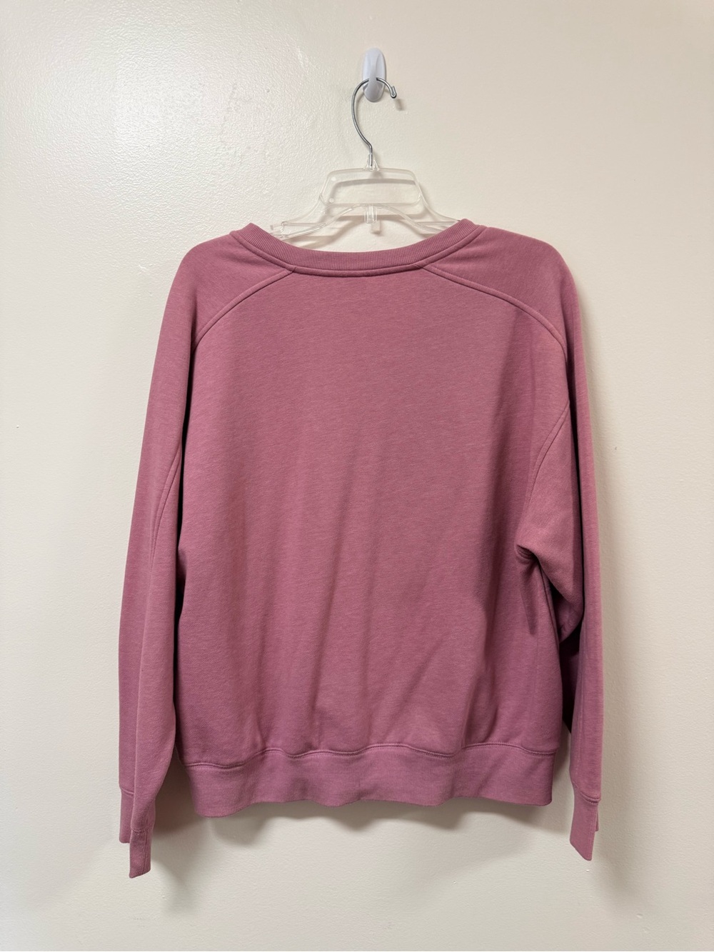 Women's Lace-Up Sweatshirt - Dusty Rose - Picture 4 of 4